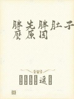 胖先胖肚子是什么原因