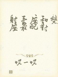 射手座和双子星座最配对