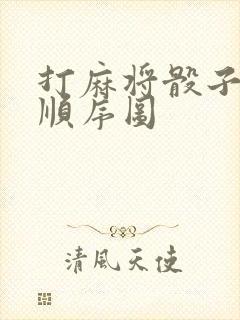 打麻将骰子抓牌顺序图