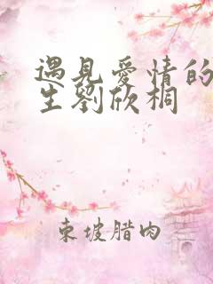 遇见爱情的利先生刘欣桐