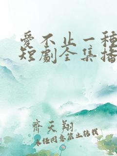 爱不止一种方式短剧全集播放