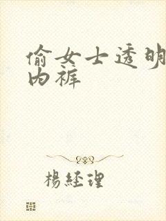 偷女士透明内衣内裤