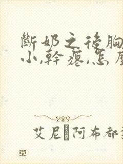 断奶之后胸部变小,干瘪,怎么恢复