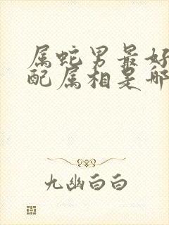 属蛇男最好的婚配属相是哪几个