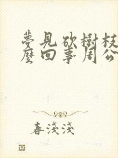 梦见砍树枝是怎么回事周公解梦