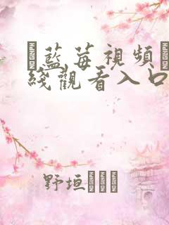 ▇蓝莓视频▇在线观看入口