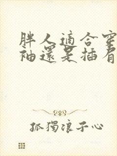 胖人适合穿落肩袖还是插肩袖