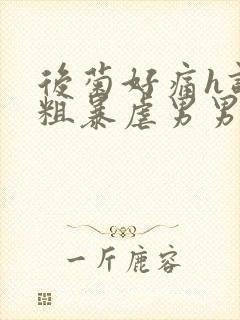 后菊好痛h调教粗暴虐男男