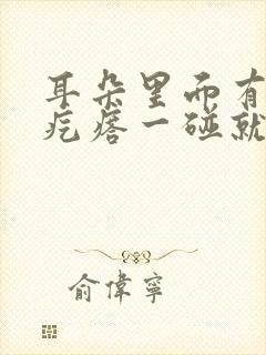 耳朵里面有个硬疙瘩一碰就疼