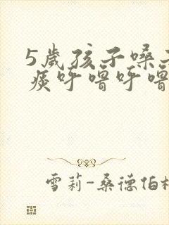 5岁孩子嗓子有痰呼噜呼噜的怎么办