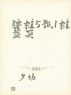 腰椎5骶1椎间盘突