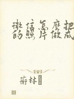 微信怎么把自己的照片做成表情包