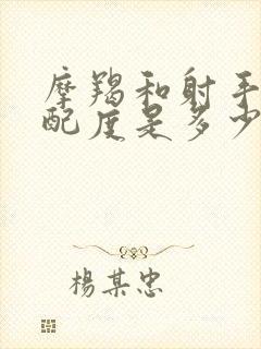 摩羯和射手的匹配度是多少