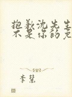 抱歉沈先生孩子不是你的免费短剧