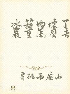 冰箱肉坏了臭味严重怎么去除