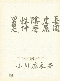 男性阴皮长痘痘是什么原因