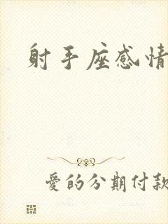 射手座感情态度