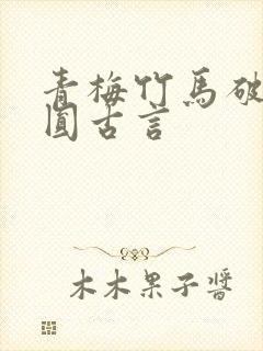 青梅竹马破镜重圆古言