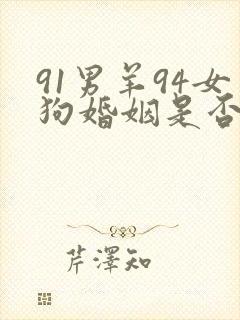 91男羊94女狗婚姻是否相配