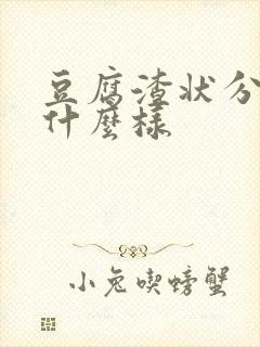 豆腐渣状分泌物什么样