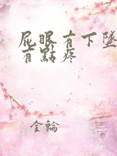 屁眼有下坠感还有点疼