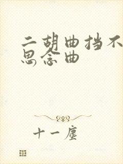 二胡曲挡不住的思念曲