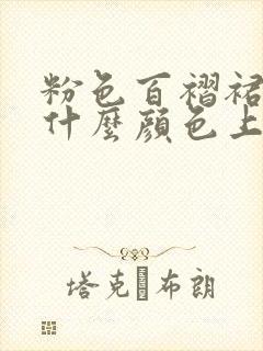 粉色百褶裙搭配什么颜色上衣好看