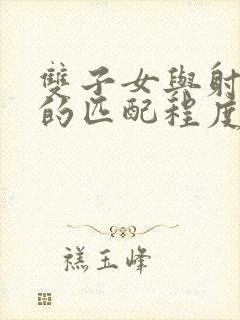 双子女与射手男的匹配程度