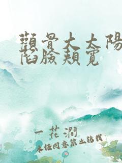 颧骨大太阳穴凹陷脸颊宽