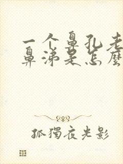 一个鼻孔老流清鼻涕是怎么回事