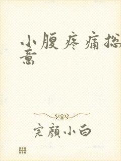 小腹疼痛总有尿意