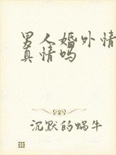 男人婚外情会动真情吗