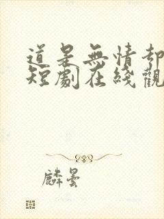道是无情却有情短剧在线观看