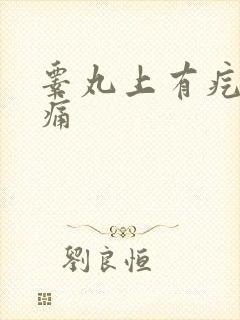 睾丸上有疙瘩还痛