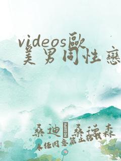 videos欧美男同性恋