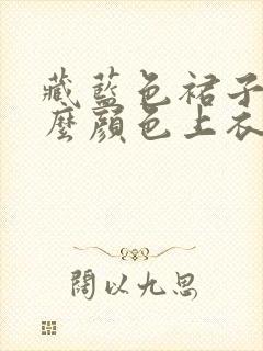 藏蓝色裙子配什么颜色上衣好看