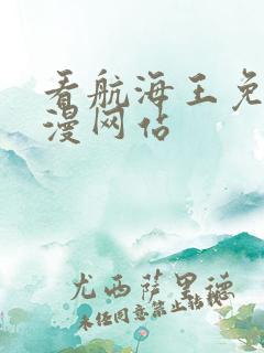 看航海王免费动漫网站