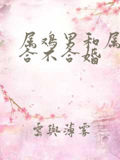 属鸡男和属虎女合不合婚