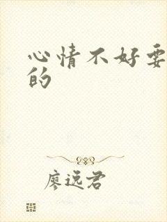 心情不好要爆发的