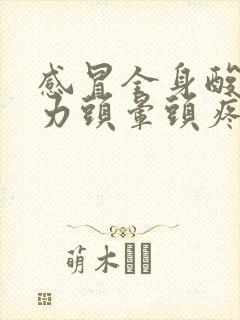 感冒全身酸痛无力头晕头疼