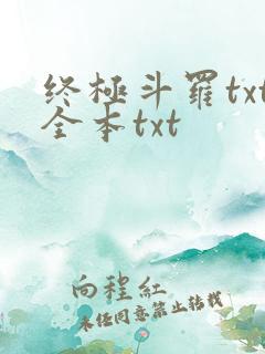 终极斗罗txt全本txt