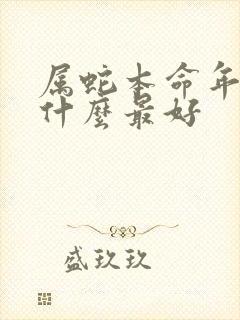 属蛇本命年佩戴什么最好