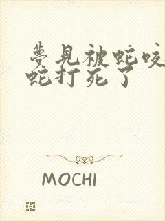 梦见被蛇咬了把蛇打死了