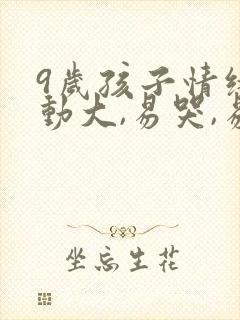 9岁孩子情绪波动大,易哭,易怒