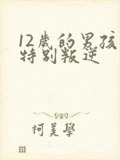 12岁的男孩子特别叛逆