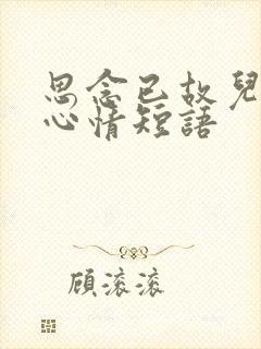 思念已故儿子的心情短语