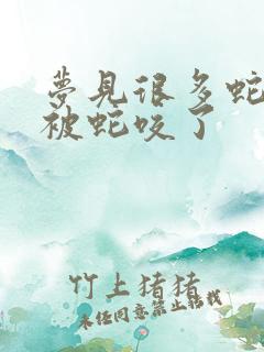 梦见很多蛇,还被蛇咬了