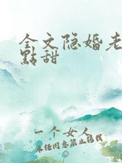 全文隐婚老公有点甜