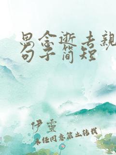 思念逝去亲人的句子简短