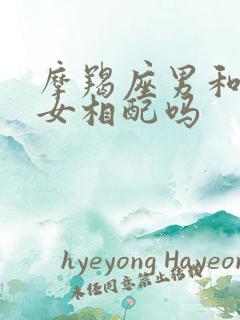 摩羯座男和射手女相配吗